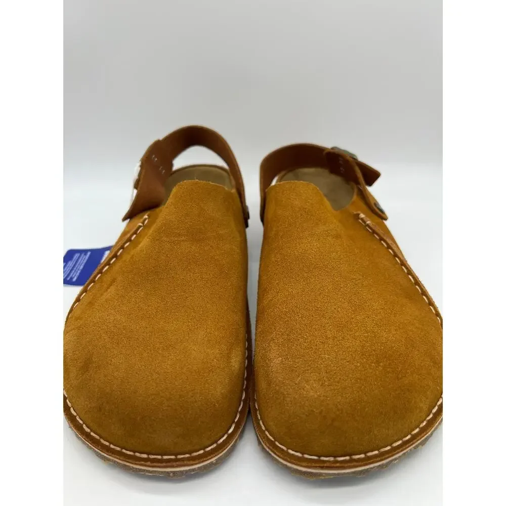 Birkenstock Lutry Premium Suede Leather Clog Mink Men's Size 12 New